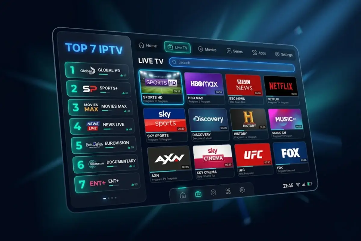 Teste IPTV 2026 — Dashboard das 10 Melhores Plataformas IPTV do Brasil